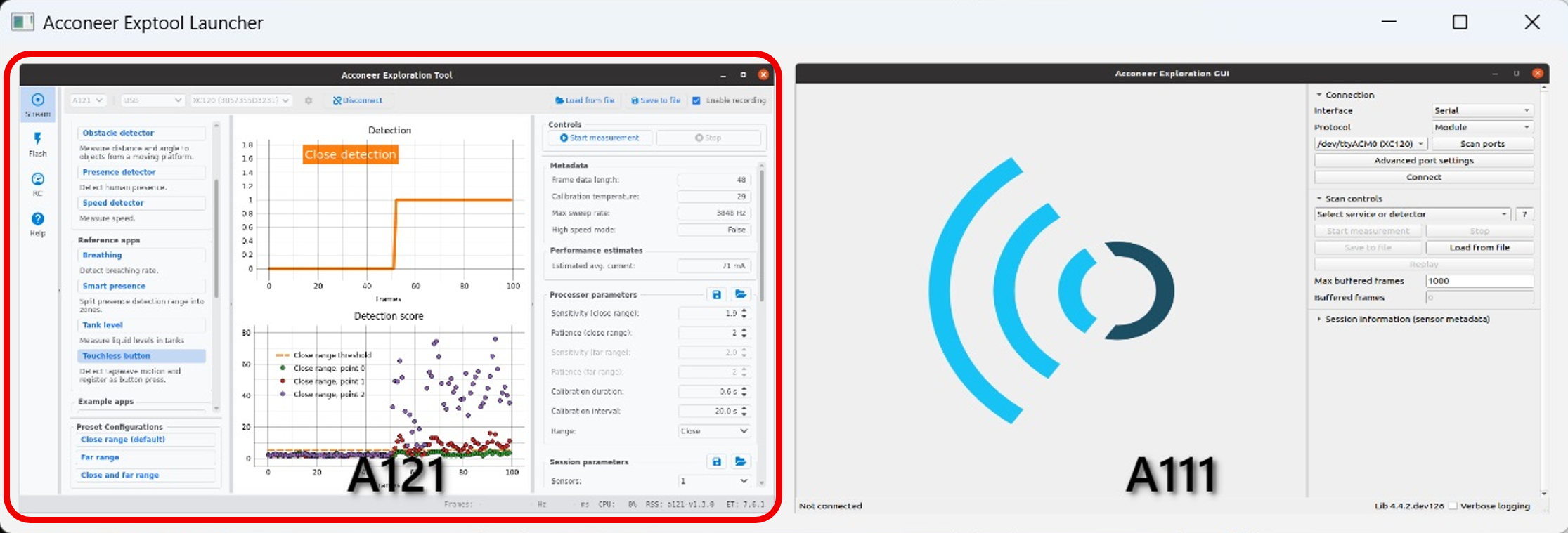 Figure 13: Exploration Tool startup screen