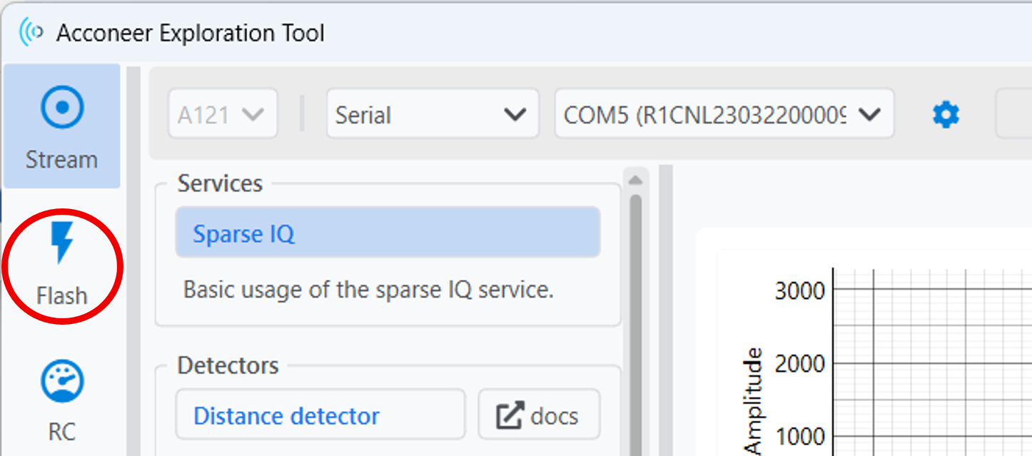 Figure 20 Software writing mode selection