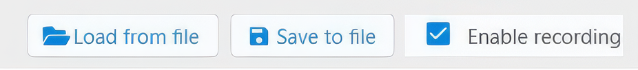 Figure 35 Measurement Data Management Button