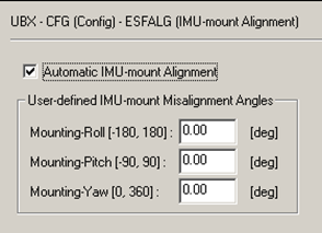 UBX-CFG-ESFALG設定画面