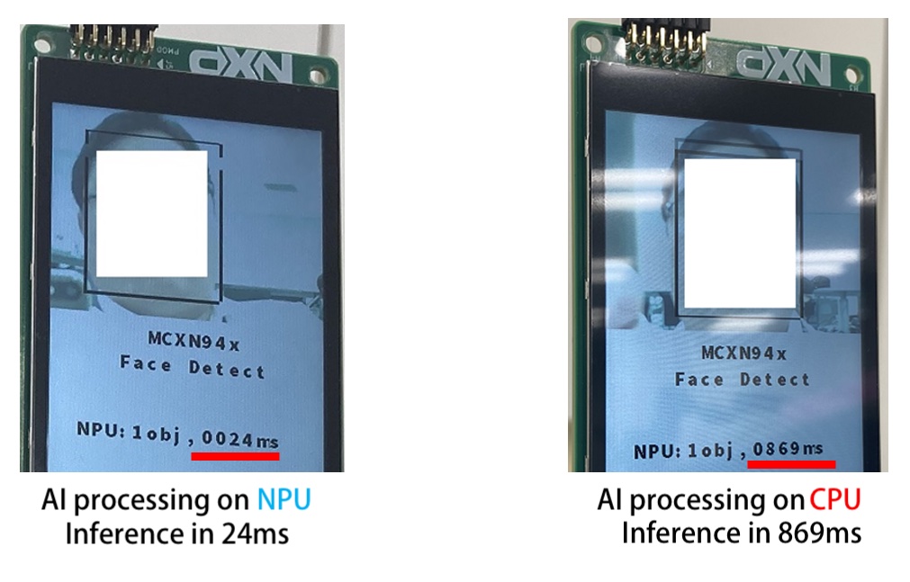 Results of Comparing Face Recognition AI Processing Speed Between NPU and CPU